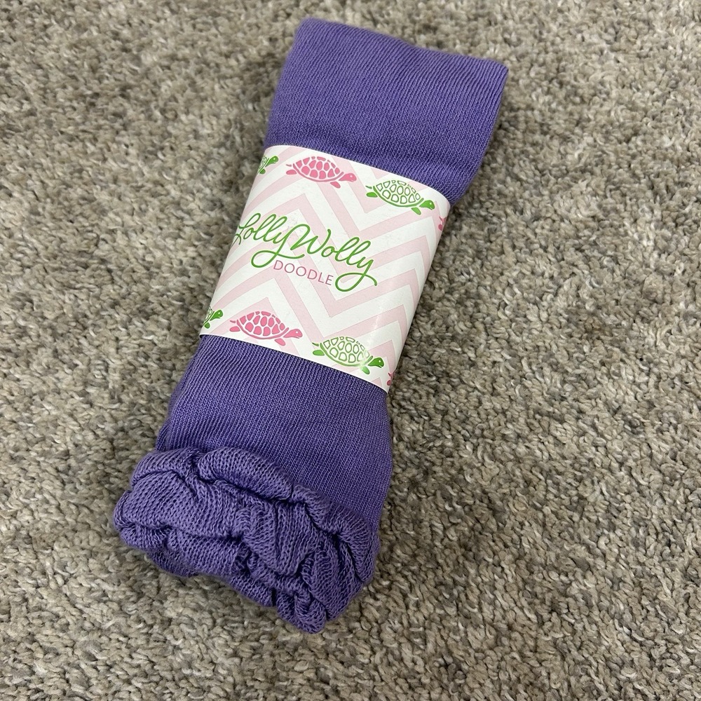Lolly Wolly Doodle Leggings Women's Small Supima Cotton Purple New with Tags NWT